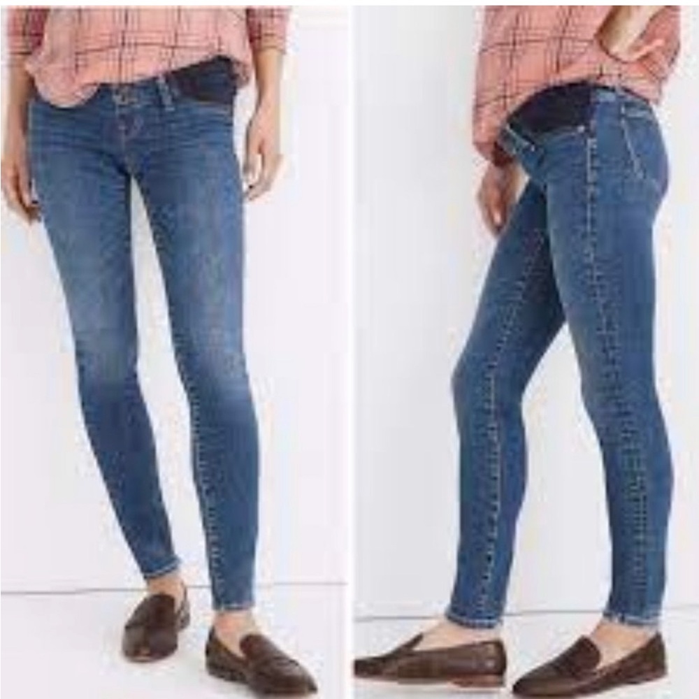 Madewell Maternity Side-Panel Skinny Jeans Size 30
